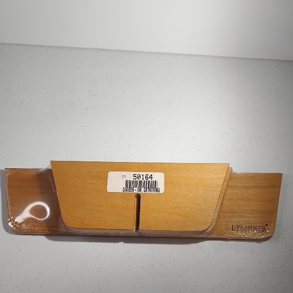 Longaberger Woodcrafts Divider For The Small Gathering Basket New In Package
